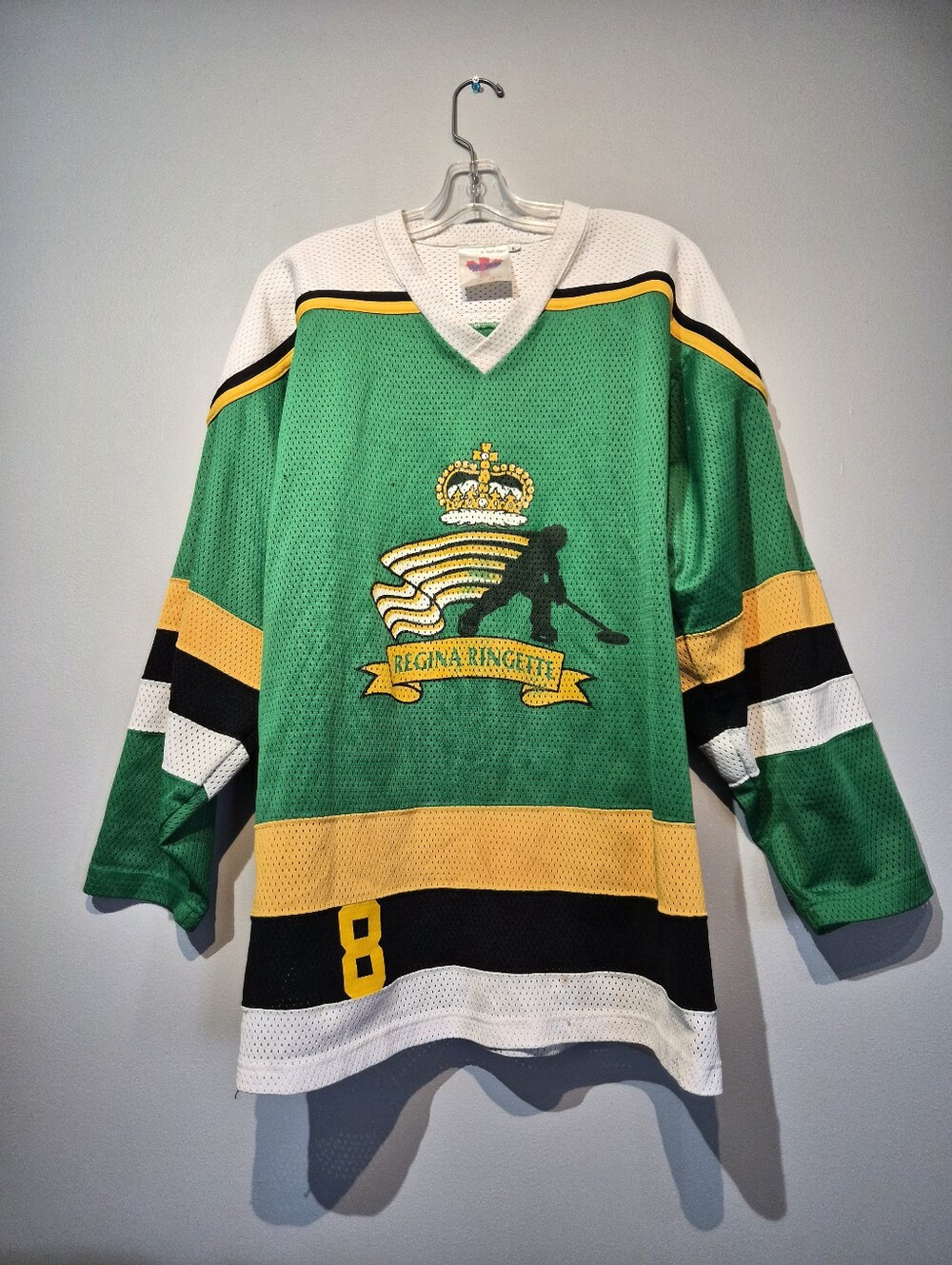 Vintage Regina Ringette #8 Hockey Jersey | Size Large